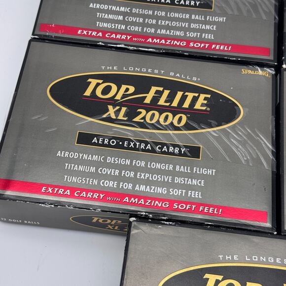 Spalding Golf Balls Top Flite Titanium Distance Aero Extra Carry Spalding 60 - Picture 5 of 10